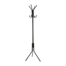 CABIDE DE PÉ COM 8 GANCHOS CORE PRETO 172X48CM