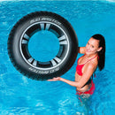 BOIA INSUFLÁVEL. MODELO RODA. COR PRETA Ø91CM