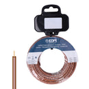 ROLO DE CABO FLEXÍVEL 4MM CASTANHO LIVRE DE HALOGÉNEOS 5M
