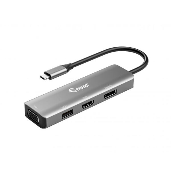 Equip 133485 adaptador gráfico USB 3840 x 2160 pixels Preto, Prat