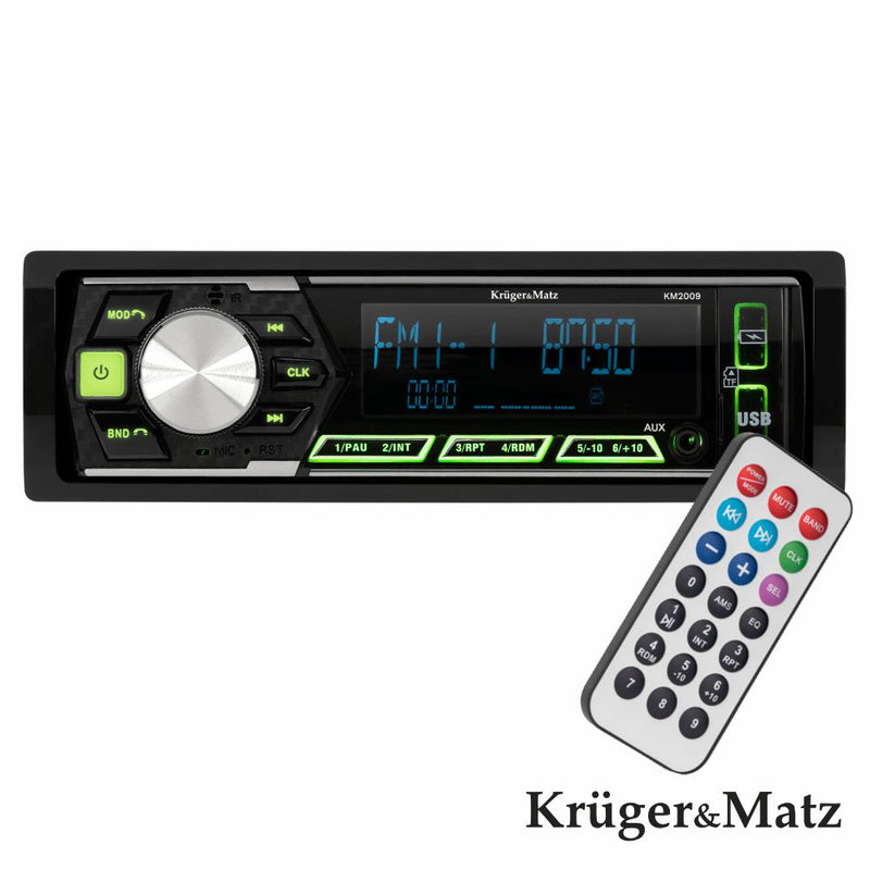 AUTO-RÁDIO MP3 WMA 4X40W C FMAUXSDUSBBT KRUGER MATZ