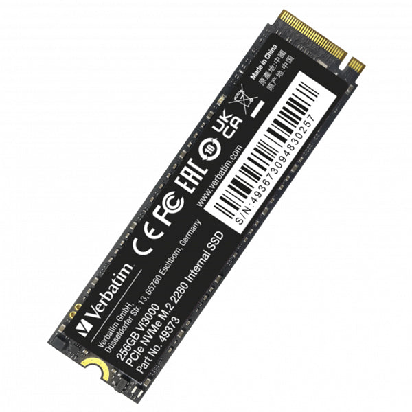 VERBATIM SSD VI3000 256GB PCIE NVME M.2 (3000MBS)