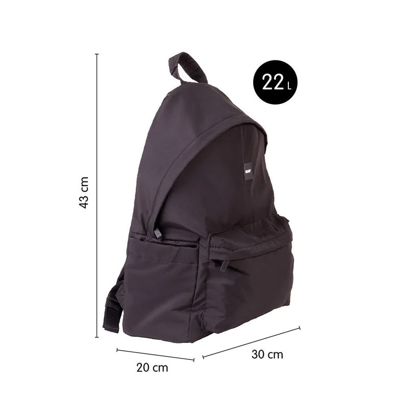 MOCHILA ESCOLAR PRETA 22L. SOMBRA