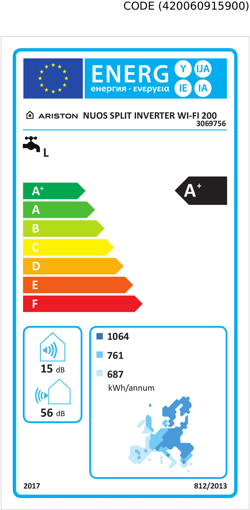 ARISTON - BOMBA CALOR NUOS SPLIT WIFI 200 3069756