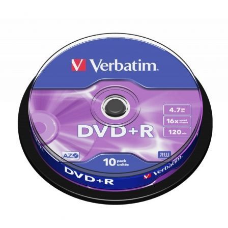 DVD+R VERBATI.16X 4,7GB AZO    -CAKE10