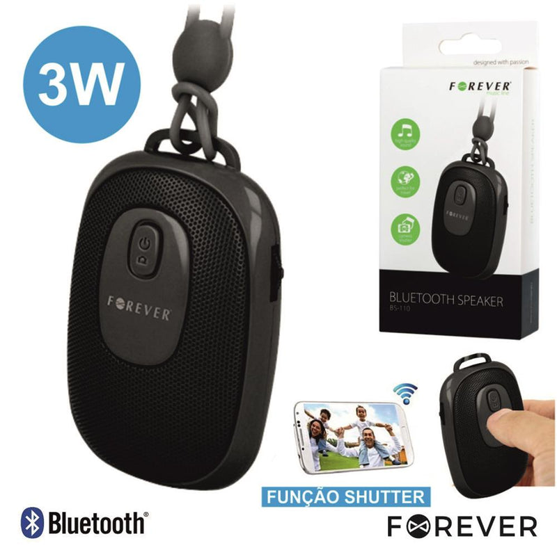 COLUNA BLUETOOTH PORTÁTIL 3W C OBTURADOR P CMARA