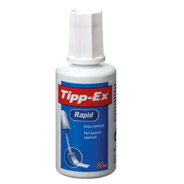 CAIXA DE CORRECTORES BIC TIPP-EX RAPID 20ML 10 UNIDADES