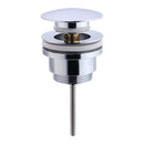 VÁLVULA GRANDE TIPO CLICK-CLACK COM ROSCA 1 ¼ POL, Ø66 X 65MM