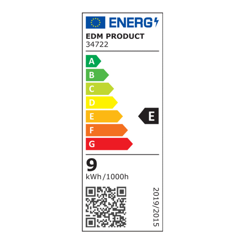 EDM LAMPADA LED EXTERIOR 9W 810LM 212MM