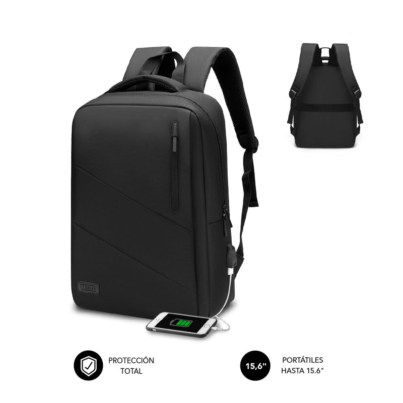 MOCHILA SUBBLIM CITY BACKPACK PARA PORTÁTILES HASTA 15.6" PUERTO