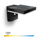 APLIQUE SOLAR MURAL QUADRADO ULTRAEFICIENTE,IP44 1,3W, 250IM 3000