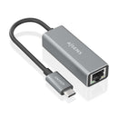ADAPTADOR USB 3.0 AISENS A109-0898 USB TIPO-C MACHO - RJ45 HEMBRA