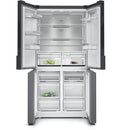 FRIGORÍFICO AMERICANO SIEMENS 1,83X91X73.1MT 605LT NF PRETO INOX