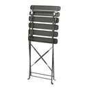 CONJUNTO DE MESA E 2 CADEIRAS HELSINGBORG, DOBRÁVEIS, EM AÇO, CIN