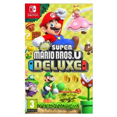 Nintendo New Super Mario Bros. U Deluxe, Switch Inglês, Espanhol