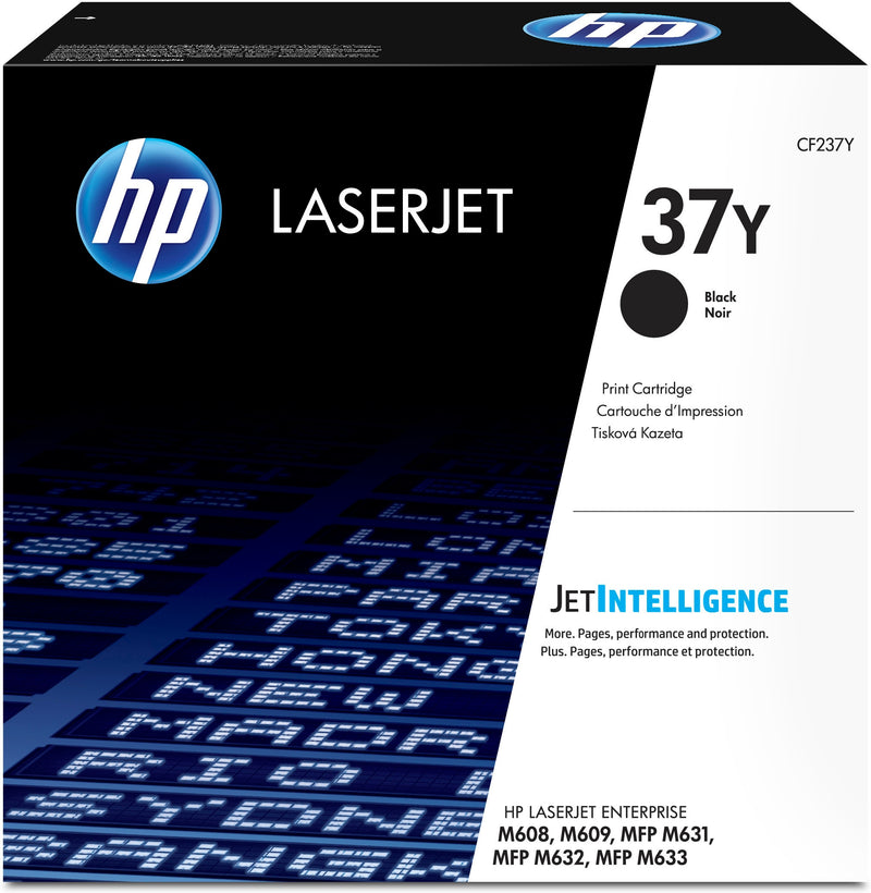 HP 37Y EXTRA HIGH YIELD BLACK ORIGINAL LASERJET TONER CARTRIDGE (