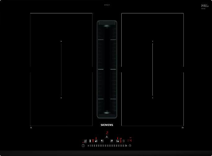 Siemens iQ500 ED731FQ15E placa Preto Embutido 70 cm Placa com zon