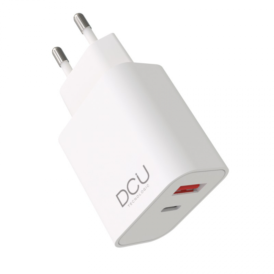 CARGADOR DCU 1XUSB C 1XUSB A DE 18W