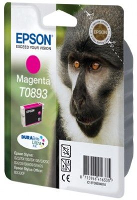 Epson Monkey Tinteiro Magenta T0893 Tinta DURABrite Ultra