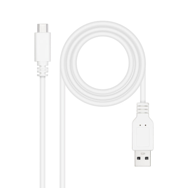 CABLE USB 2.0 NANOCABLE 10.01.2103-W USB TIPO-C MACHO - USB MACHO