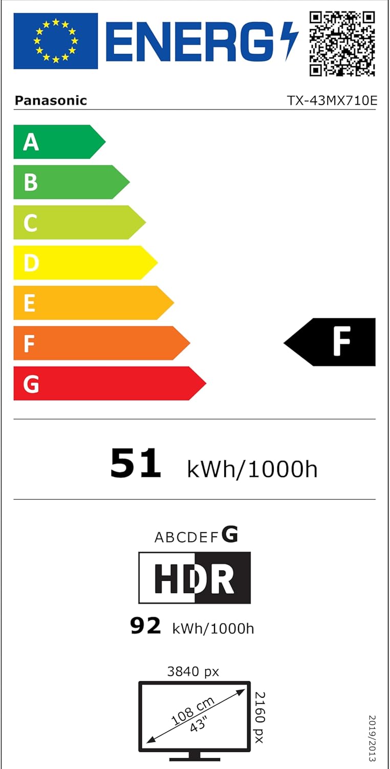 TV 43 LED PANASONIC TX-43MX710E 4K ULTRA