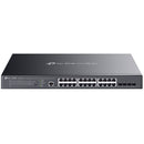 OMADA 24-PORT GIGABIT AND 4-PORT 10GE SFP+ L2+ MANAGED SWITCH WIT