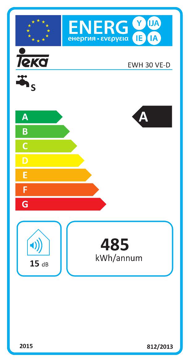 Teka Smart EWH 30 VE-D Vertical Tanque (armazenamento de água) Si