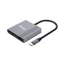 Equip 133488 adaptador gráfico USB 3840 x 2160 pixels Preto, Cinz