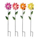 FLOR COM LUZ SOLAR CORES SORTIDAS 11X6X49,5CM LUMINEO