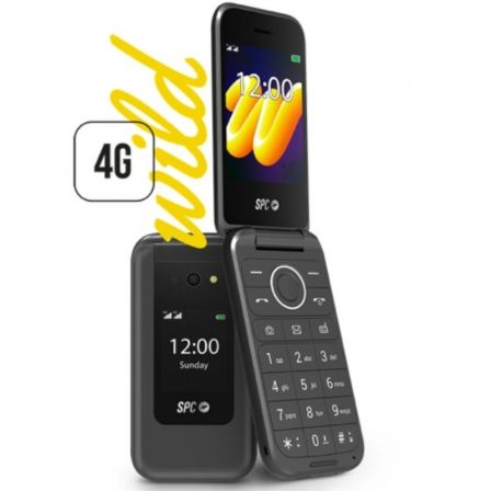 TELÉFONO MÓVIL SPC WILD PARA PERSONAS MAYORES 4G NEGRO