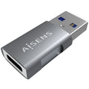 AISENS A108-0655 adaptador para cabos USB C USB A Cinzento