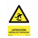 SINAL INFORMATIVO ´´ATENCION RIESGO DE TROPEZAR´´ (PVC 0.7MM) 3