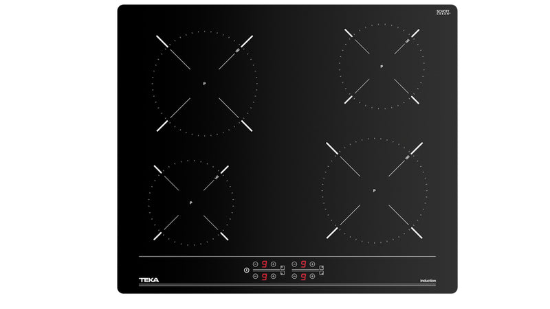 Teka IBC 64000 TTC Preto Embutido 60 cm Placa com zona de indução