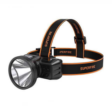 LANTERNA DE CABEÇA SUPERFIRE HL51, 160LM, USB