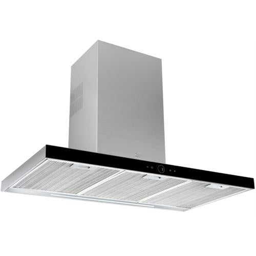 Teka DLH 986 T Montado na parede Preto, Aço inoxidável 701 m³/h A