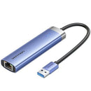 HUB USB 3.0 VENTION TGFSB 3XUSB 1XRJ45 1XUSB TIPO-C PD