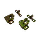 PACK 4 UNID. FECHO BATENTE ROLAMENTO BORRACHA 0,8MM BICROMADO EDM