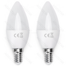 LED E14 10W C37 2PCS