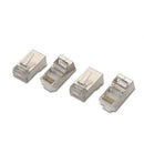 AISENS A139-0298 conector RJ-45 Aço inoxidável, Transparente