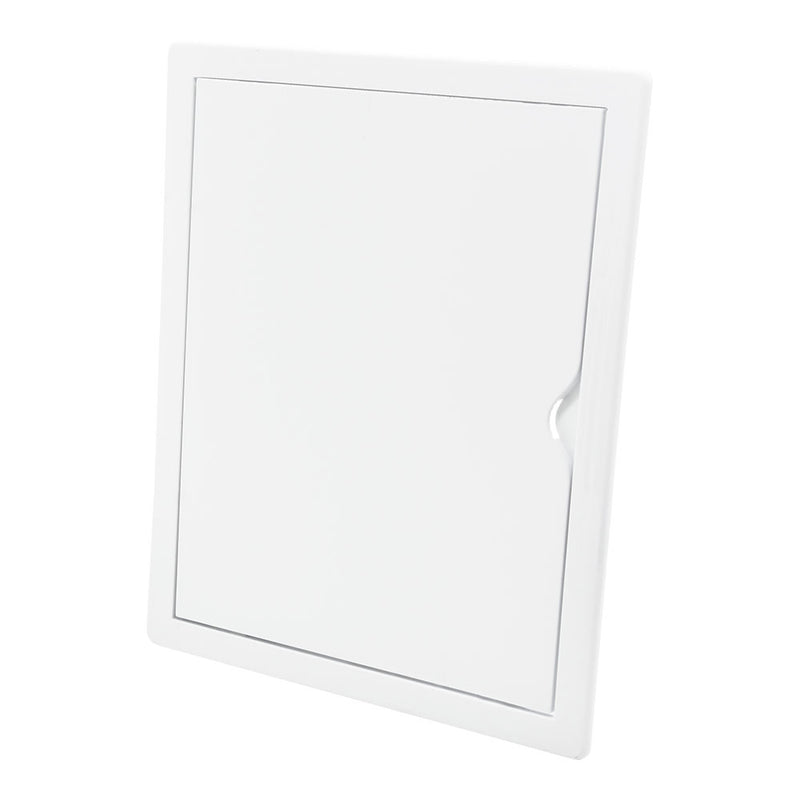 TAMPA COLETOR RETANGULAR ABS RECESSADO 20X25CM BRANCO