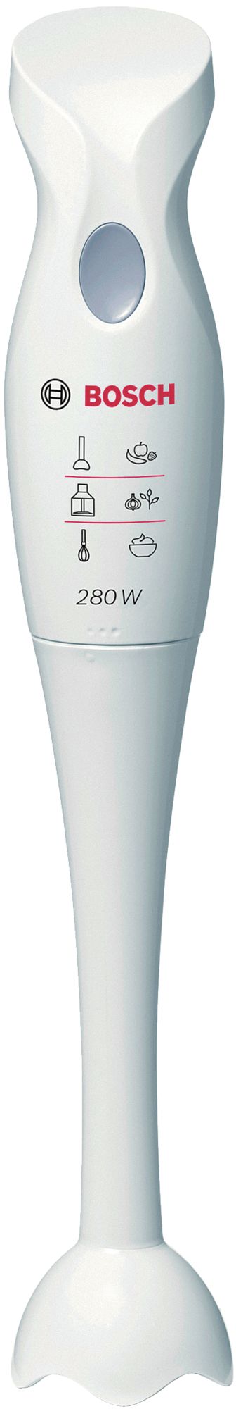 Bosch MSM6B100 liquidificador Varinha mágica 280 W Prateado, Bran