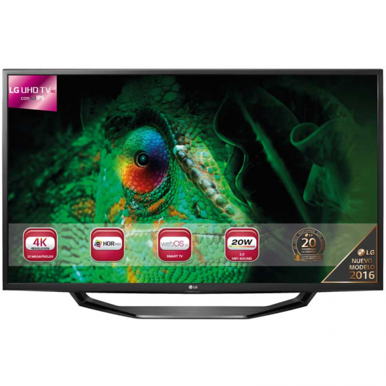 TV LG 65" 65UH625 UHD 1200HZ STV WEB3 HDRPRO