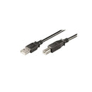 Ewent EC1004 cabo USB 1,8 m USB 2.0 USB B USB A Preto