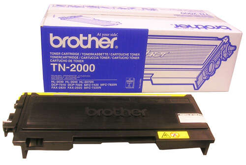 Brother TN2000 toner 1 unidade(s) Original Preto