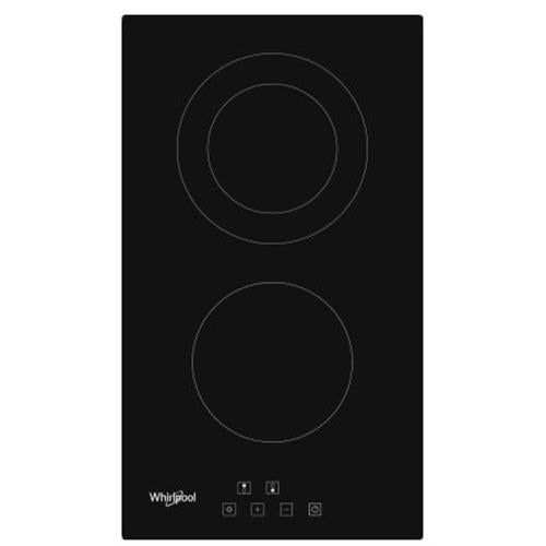 Whirlpool WRD 6030 B Preto Embutido 30 cm Placa com zona de induç