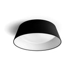 PLAFON INTERIOR LED 14 W 1.100 LM 3.000 K PRETO MOD. DAWN, Ø34 CM