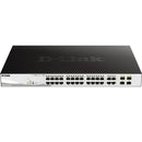 D-LINK 28-PORT GIGABIT POE+ SMART SWITCH INCL 4-PORT SFP COMBO (3