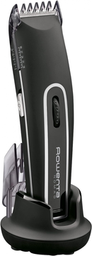 Rowenta TN 1410 aparador de cabelo Preto, Prateado