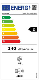 MINI ARCA VERTICAL DE ENCASTRE LIEBHERR SUFD 3603