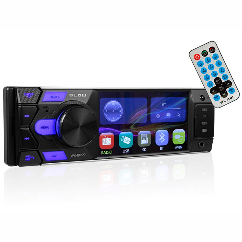 AUTO-RÁDIO 4" FM MP3 60WX4 C BTRDSMP5USBCOMANDO